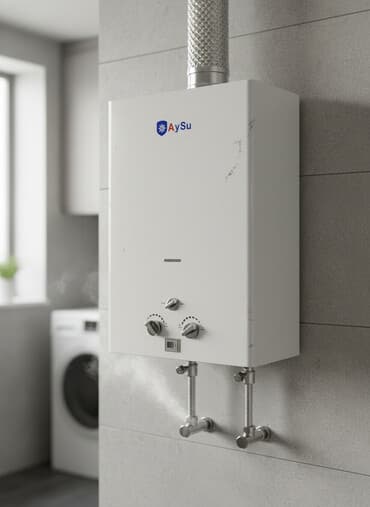 eşşek südü: Пятиминутка AySu qazla işləyən axın tipli su qızdırıcısı — 1