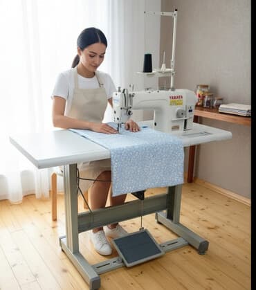 tikiş maşınları: YAMATA sənaye tikiş maşını – stolüstü komplekt - Marka/model: YAMATA — 1