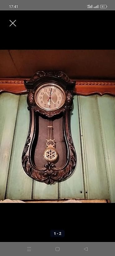 Divar saatları, Mexaniki, Mayatnik