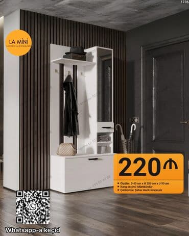 işləmiş dolab: Düz dolab, Dolab-asılqan — 1