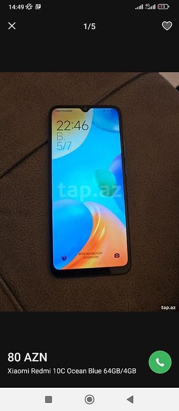 redmi note 2: Xiaomi Mi 10, 64 GB, rəng - Boz, 
 İki sim kartlı — 2