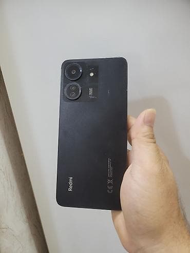 irşad redmi note 13: Redmi 13C, 128 GB, rəng - Qara, Barmaq izi — 2
