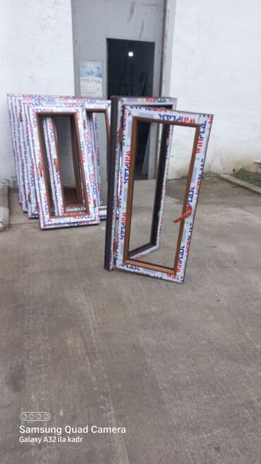 plastik qapi pencere setkasi: RƏNGLİ Plastik Pəncərə və Qapılar 60x120 bir ədədi 99 man — 4
