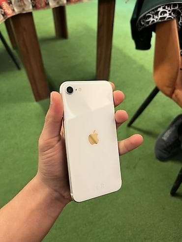 Мобильные телефоны и аксессуары: IPhone SE 2020, Белый, Беспроводная зарядка — 1