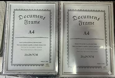 yevro sekilleri: Рамка А4 (21 x 29.7 см), Пластик — 2