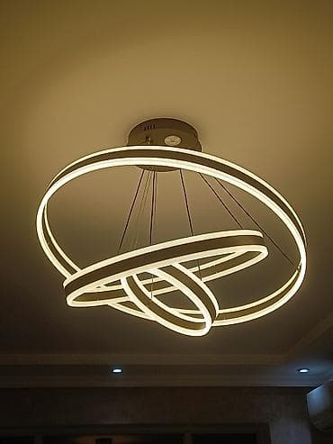 Led Çılçıraq, 4 və daha çox lampa, Metal