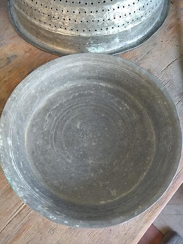 tar qabı: Gedimi. mis. komplekt sekilde. 170azn. - Material: qalay/bronz — 5