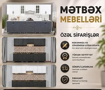 haz: Mətbəx mebelləri – xüsusi sifarişlə - Məkanınıza və zövqünüzə uyğun — 1