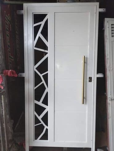 yazda qapi: Mənzil üçün Yeni Giriş qapısı Zamok ilə, Zəmanətli, Pulsuz quraşdırma, Rayonlara çatdırılma — 8