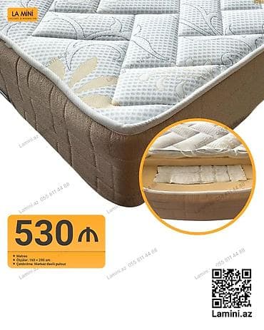 Matraslar: LA MINI matras - Ölçü: 160 x 200 sm - Konstruksiya: paket yay bloku — 1