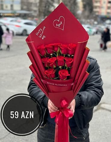 gul refleri: Gul hediyye hediye buket guller buketler tulpan 101 roza roza papatya — 1