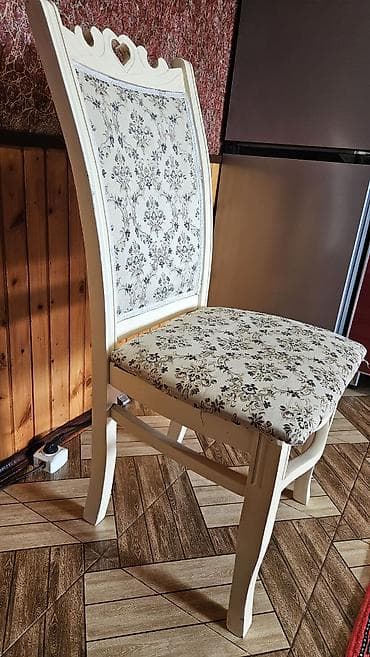 dirnaq stolu gence: Qonaq otağı üçün, İşlənmiş, Qatlanmayan, rəng - Bej Stul — 2