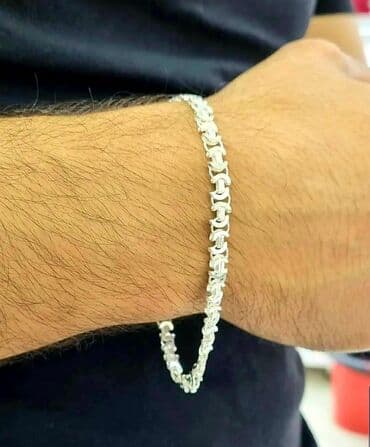 versace qolbag: Bilərzik, Gümüş — 1