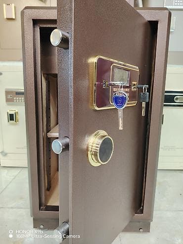 dəmir seyf: Polad seyf – elektron klaviatura və iki açarlı açılış sistemi - — 3