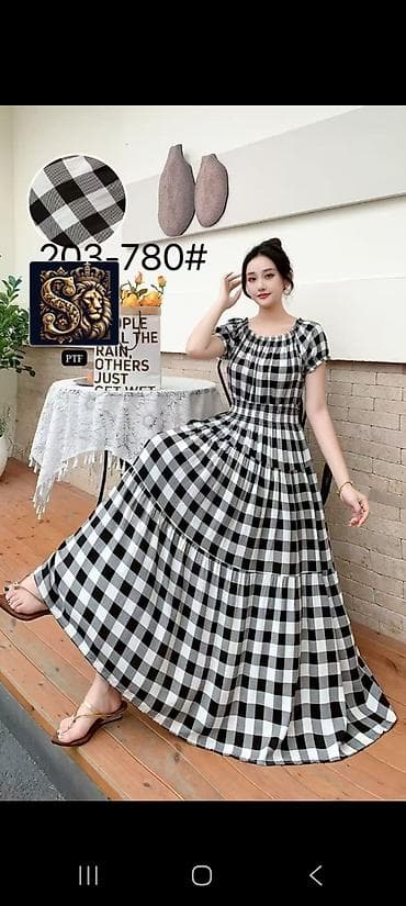 qara kurtkalar: Xanımlar üçün uzun qəfəsli (çəkməli) maxi don - Model: 203-777# — 3