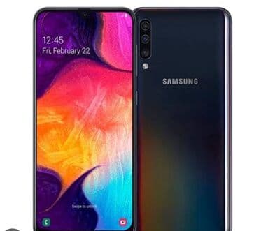 Lincoln: Samsung Galaxy A50, цвет - Черный, Две SIM карты — 1