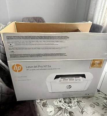 bpyükhəcmli printer: HP LaserJet Pro M15a monoxrom lazer printer Xüsusiyyətlər: - Model — 2
