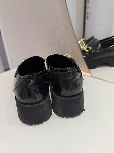 Мокасины и лоферы: Guess, Размер: 37, цвет - Черный, Б/у — 3