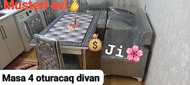 Künc divan masa oturacaq rəng seçimi var