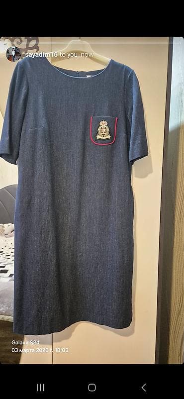 cins kombinezon: Ölçü 40. 38-ə də gedər. Uzunluq midi. Material cins kimi. Cibləri də — 1