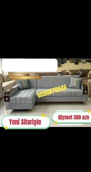 taxtadan: Künc divan, Qonaq otağı üçün, Parça, Bazalı, Açılan, Kitab — 1