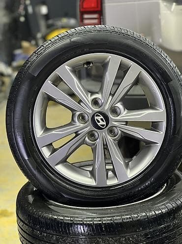Hyundai orijinal yüngül lehimli disk və şin dəsti Təkərləri ideal