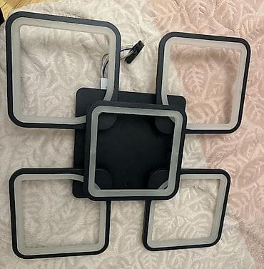 led lampalar: Led Çılçıraq, 4 və daha çox lampa, Metal — 3