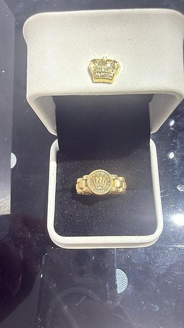 1 karat brilliant: Sırğa, Sarı qızıl, 585 Əyar, 2 g — 2