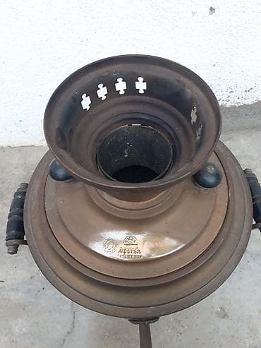 samovar satılır: İşlənmiş Od Samovar, 5 l, Pulsuz çatdırılma — 4