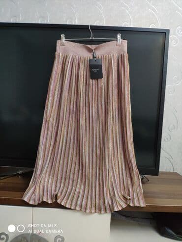 трикотажные юбки для девочек: Миди Юбка, S — 3