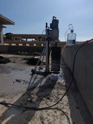 işlənmiş plastik qapi pencere: Beton deşme ve kesme işleri — 6