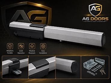 Дворовые ворота: AG DOORS – Avtomatik Darvaza Motorları Məhsul: sürgülü/lyuklu — 2