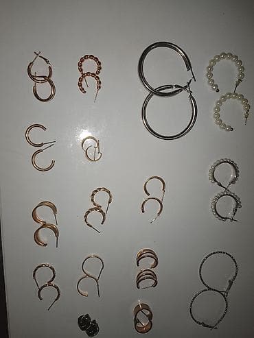 tebii mirvari: Qadın aksesuarları dəsti – sırğalar, bilərzik və boyunbağılar 1 — 1