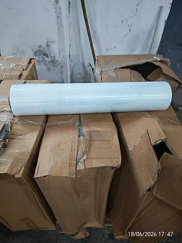 berde ferma: Streç plyonka rulonları Məhsul: şəffaf streç (LDPE/LlDPE) plyonka, əl — 1