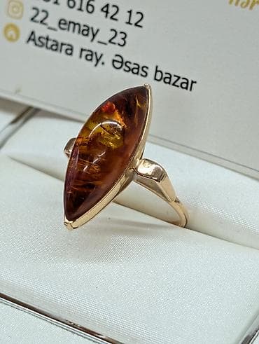 qara canta: Üzük, Sarı qızıl, Kəhrəba — 3