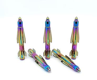 vitor formula: Velosiped klapan qapaqları – çoxrəngli (neochrome) metal dizaynlar — 1