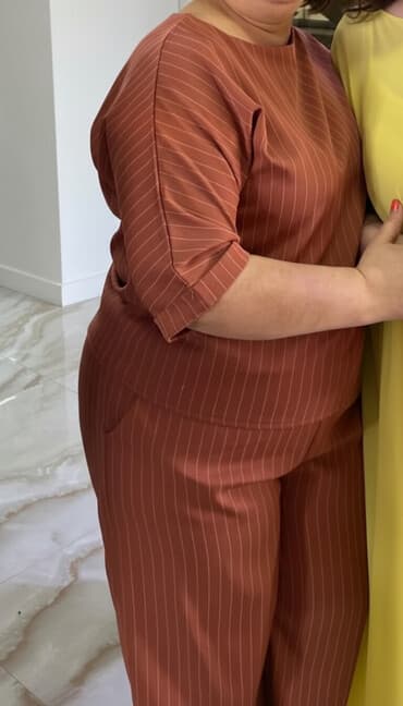 ağ şalvar: (48 bədən dəst geyim ) Zola kostyum – qadınlar üçün iki hissəli — 1