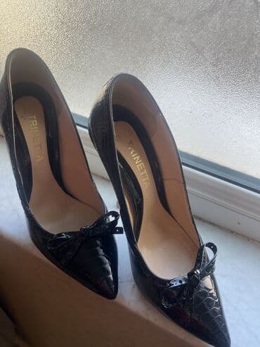 Tuflilər, Ölçü: 38, rəng - Qara, İşlənmiş