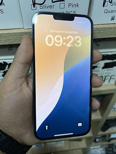 IPhone 13 Pro Max, 256 GB, Graphite, Zəmanət, Simsiz şarj, Face ID