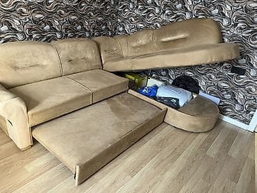 Divanlar: Künc divan, Açılan, Bazalı, Vеlur parça, Çatdırılma yoxdur — 2