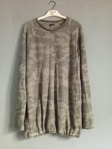 шерстяные мужские джемперы: Kişi sviterləri paketi - Model 1: Boz rəng, bal pətəyi (teksturalı) — 2