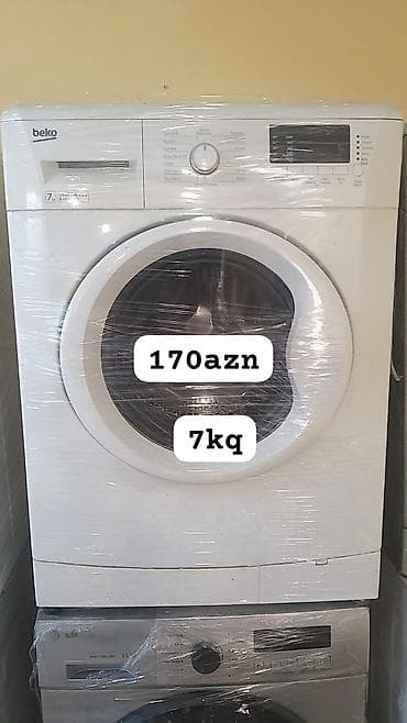 Beko önyükləməli paltaryuyan maşın - Yük tutumu: 7 kq - Ekranlı