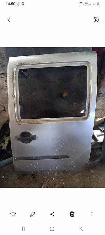 Kompressorlar: Renault Kangoo üçün arxa sürgülü qapı - Orijinal metal qapı, xaricdən — 1