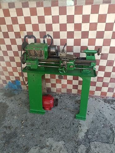 perda: Metall üçün kiçik ölçülü torna dəzgahı - Universallıq: mil, flanş — 5