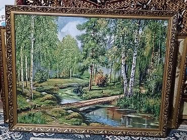 laminat mat: Məhsul dekorativ tablolar dəsti Təsvir: - Yağlı boya üslubunda — 5