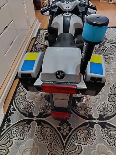 kinder stranger things: Uşaq üçün elektrikli polis motosikleti – BMW R1200 RT dizaynı az — 2