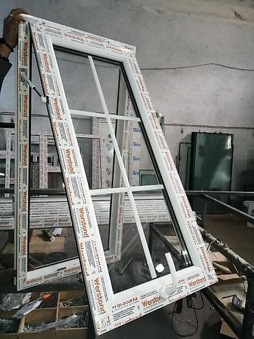 Plastik Şəbəkəli Pəncərə 60x100. 100 man