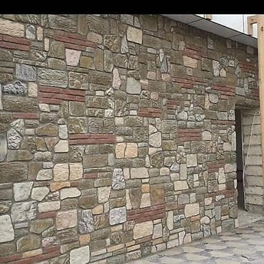 kerpic dekor: Dekorativ daş üzlük – fasad və interyer üçün - Tərkib: təbii daş — 1