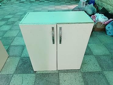merbex masa: Ağ rəngli ikitərəfli dolab 65 x 30 - Material: laminat/LDSP - Rəng — 1