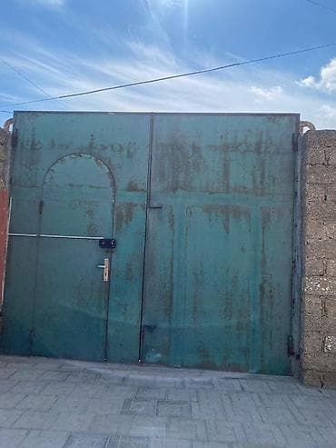 Qızdırıcı və isidicilər: Dəmir Həyət darvazası, Yana açılan, Mexaniki, Qapı ilə, rəng - Yaşıl, Kredit yoxdur — 2